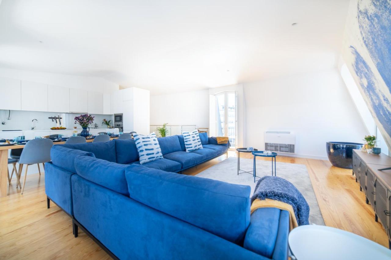 Blue By The River 4 - Unique Penthouse Duplex With A View Lissabon Exterior foto
