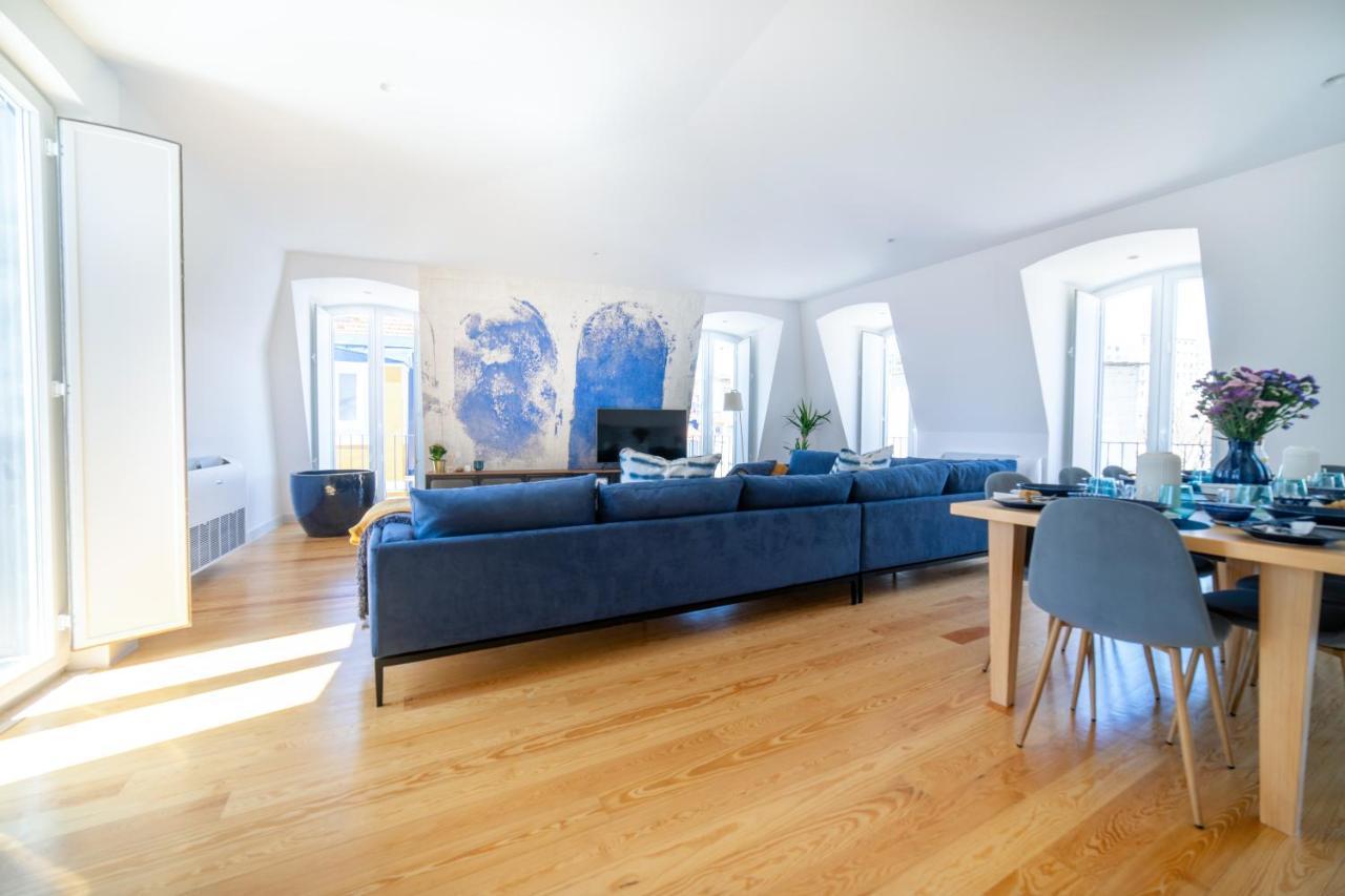 Blue By The River 4 - Unique Penthouse Duplex With A View Lissabon Exterior foto